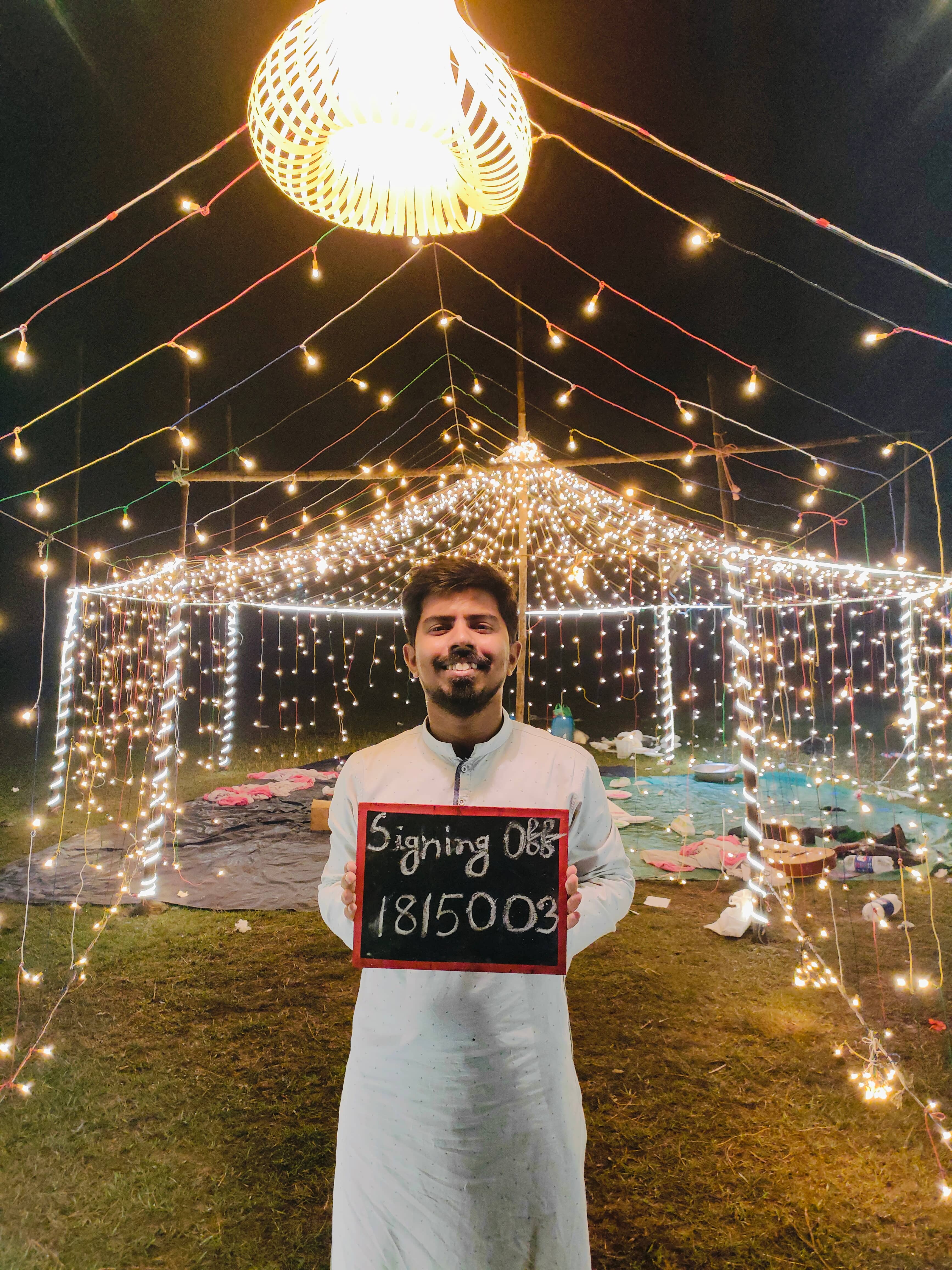 বিদায় দেওয়ার রঙিন আয়োজন
