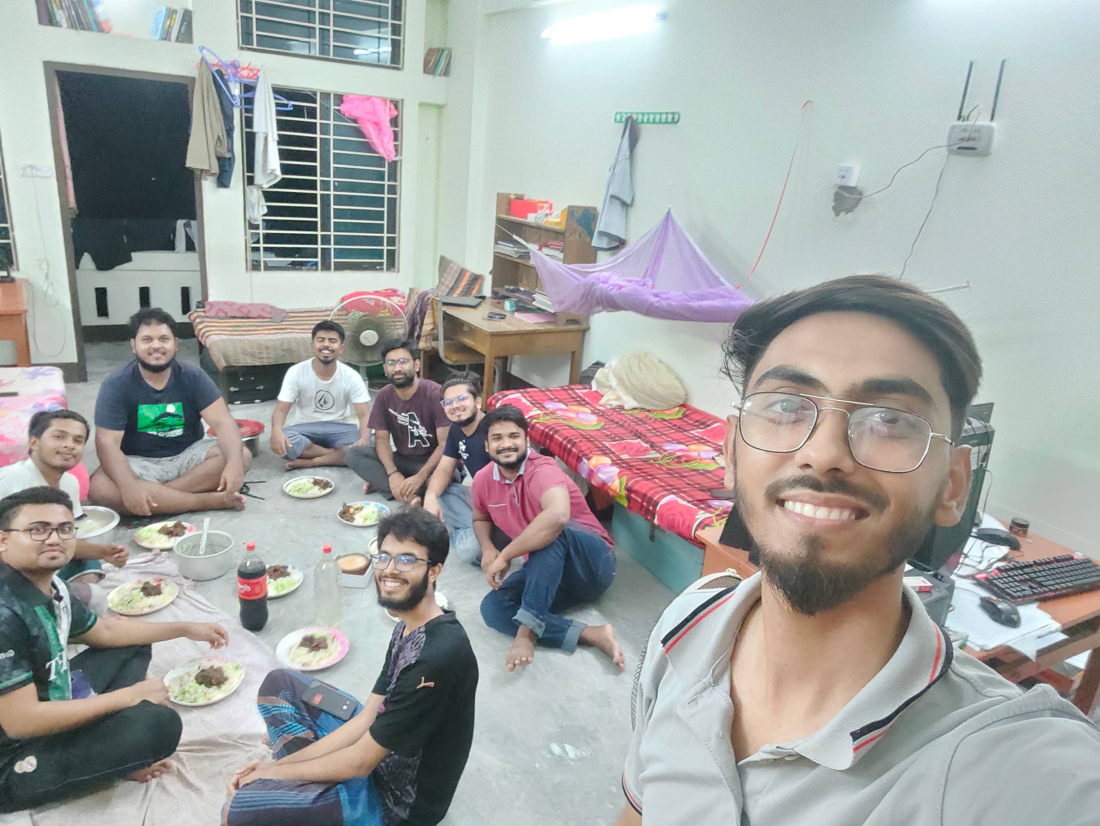 পিয়াসের রান্না করা গরু। আজকের অতিথি ১৯ এর ব্যাচের ছোট ভাই অপু