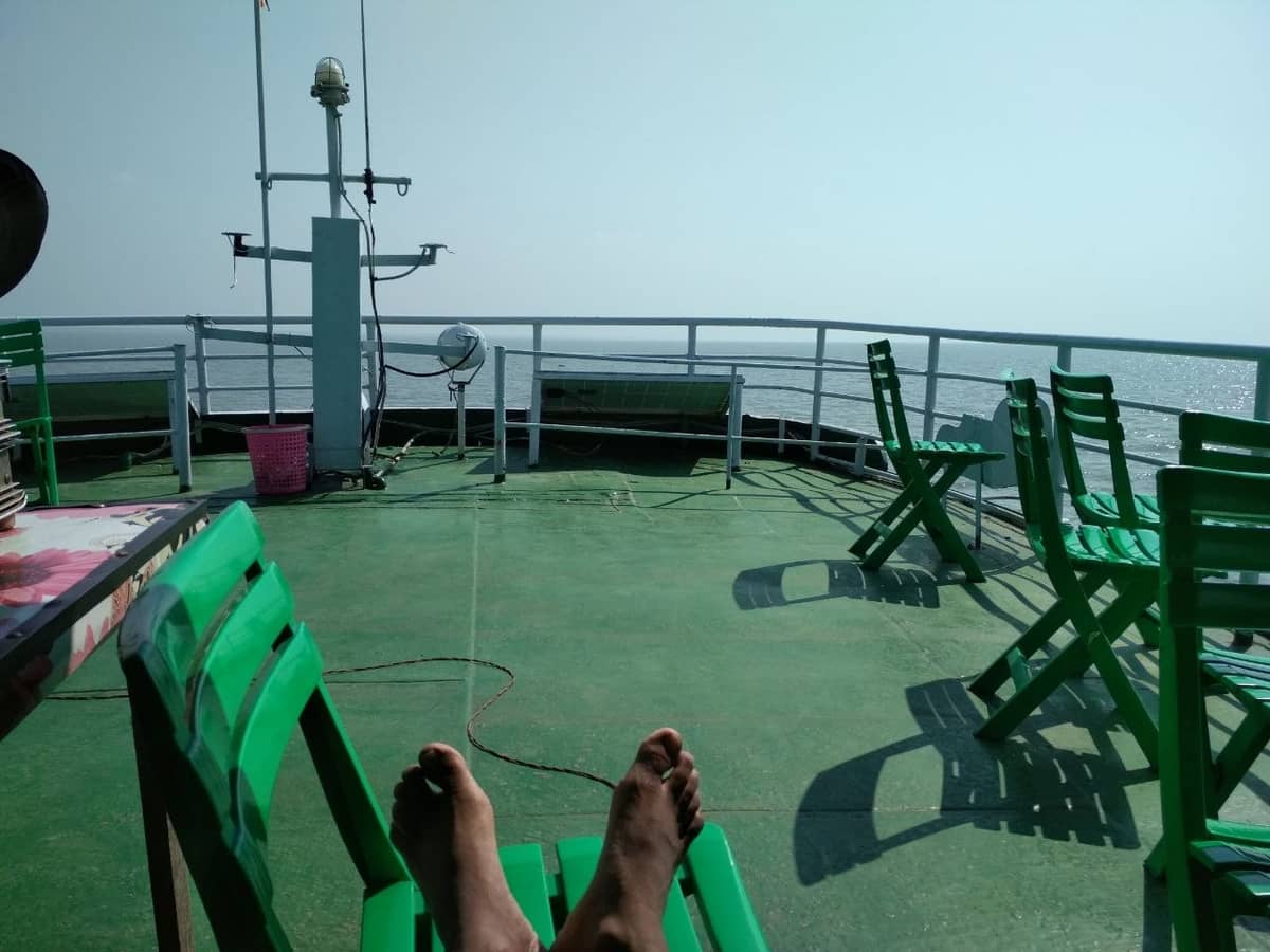সুন্দরবন থেকে একটু আগালেই বঙ্গোপসাগর